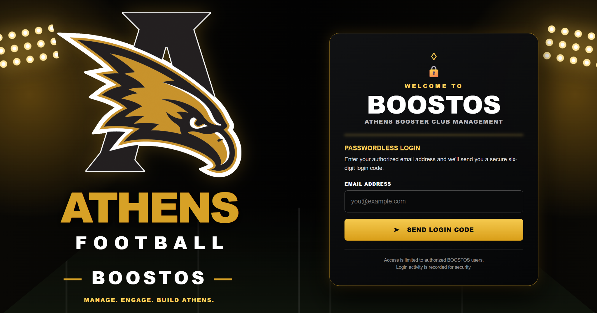 BOOSTOS Athens Booster Club management system